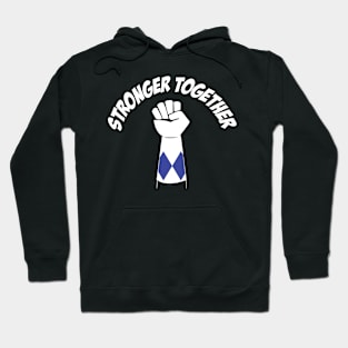 Blue Power Stronger Together Hoodie